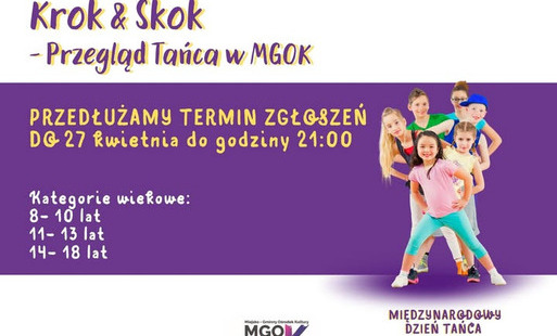 Zdjęcie do Przegląd tańca w MGOK